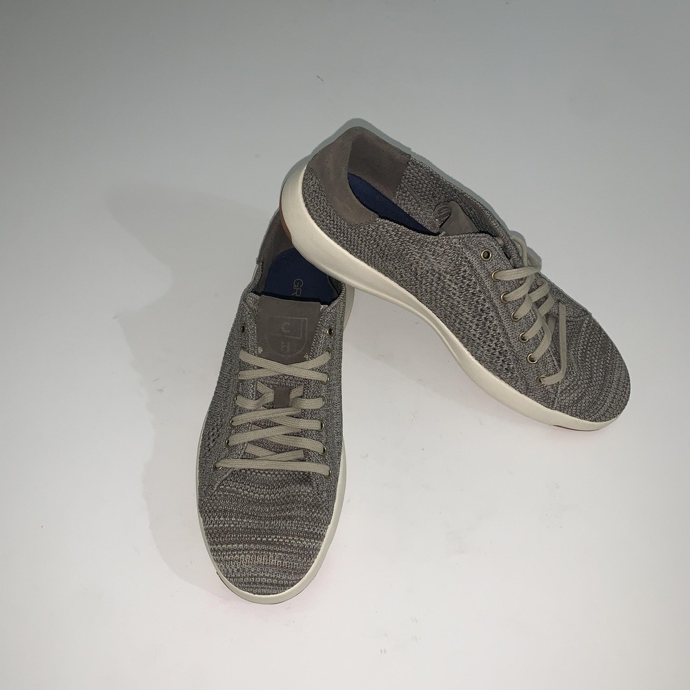 Cole Haan GrandPro Shoes Mens Size 7.5 Gray Knit Mesh Comfort Sneakers C29622